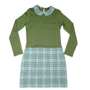 agnès b Merino & Tweed Combo Dress / US4